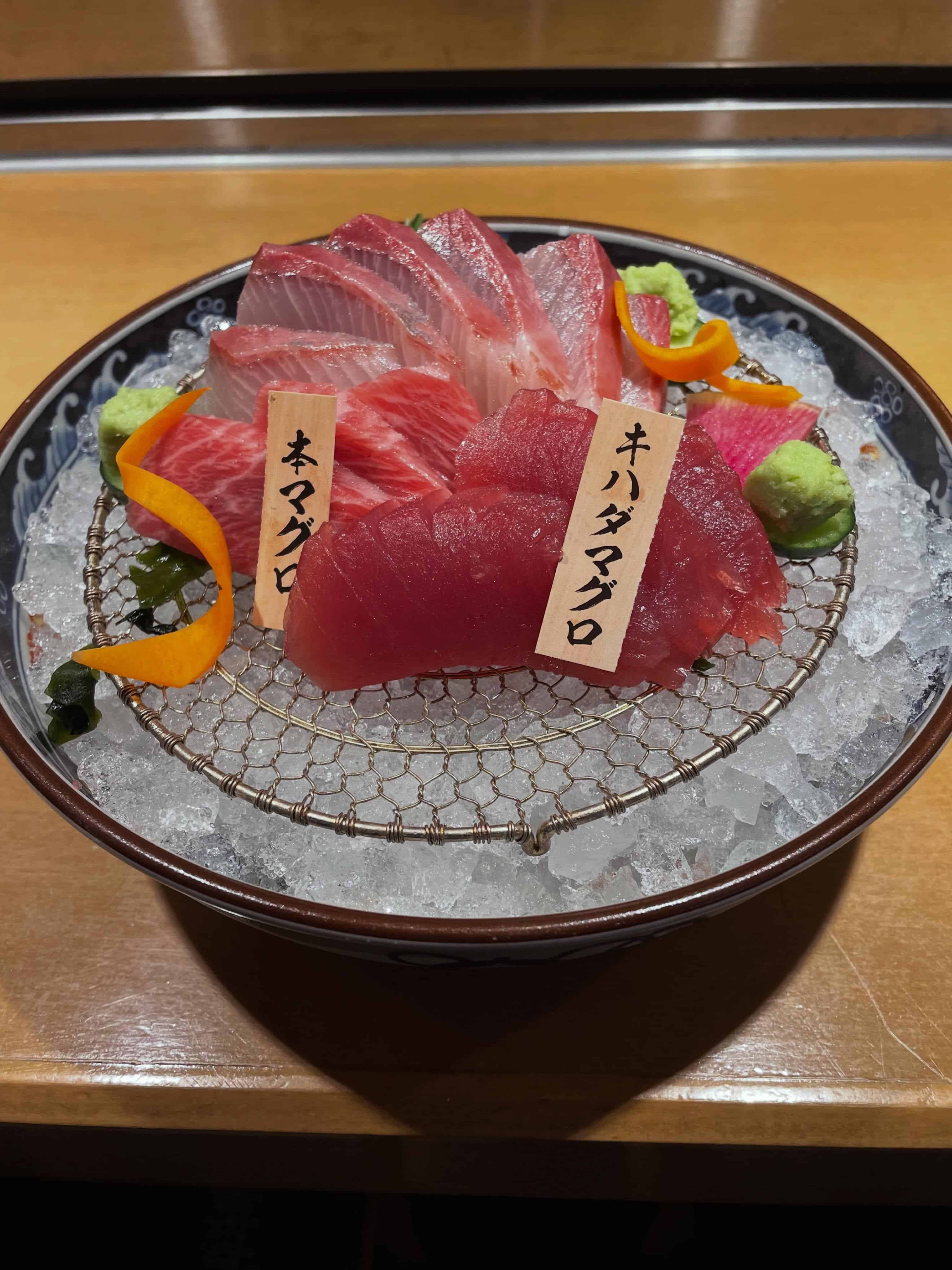 今月から季節限定のお刺身変わりました！